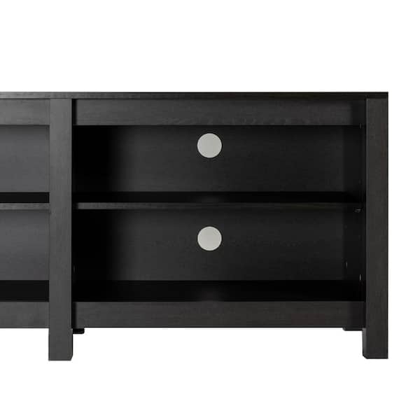 Zinus Camden 57.9 in. Espresso TV Stand Fits for TV's up to 65 in