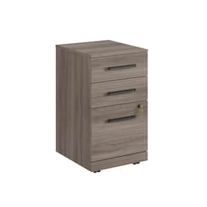 Affirm Hudson Elm File Cabinet with 3-Drawers and Casters for Mobility