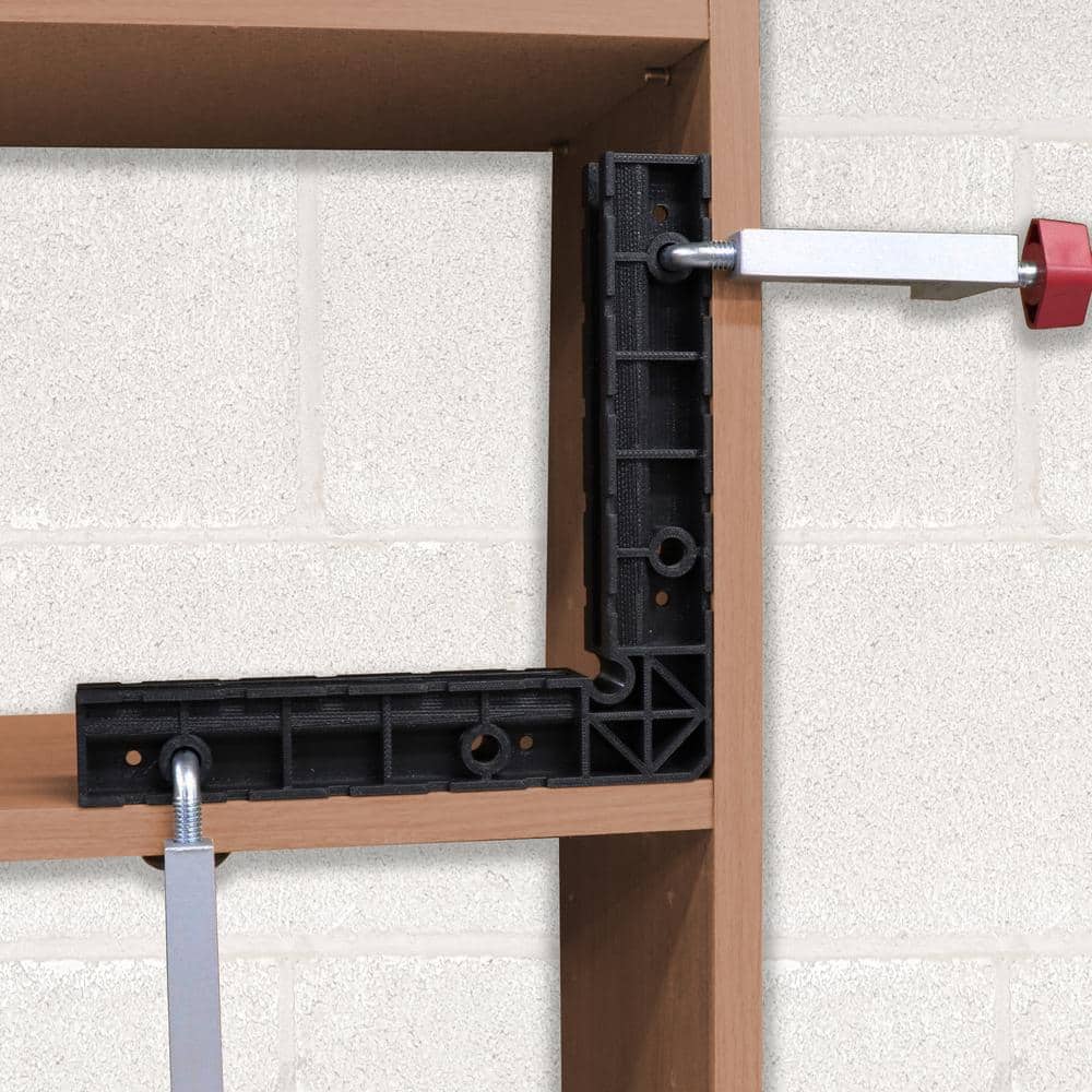 Milescraft 4012 Black and Red Right Angle Corner Clamp Kit