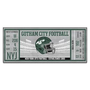 NFL - New York Jets 30 in. x 72 in. Indoor Ticket Runner Rug