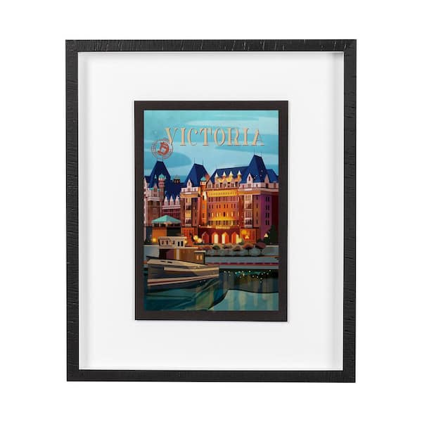 Victoria Go Series 1 Black Framed Wall Art 25.5 in. x 21.5 in.