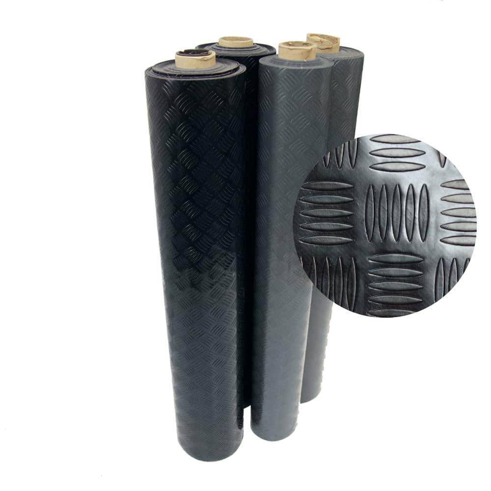 Diamond-Grip 4 ft. x 13 ft. Dark Gray Commercial PVC Flooring price history on PriceWatchPro