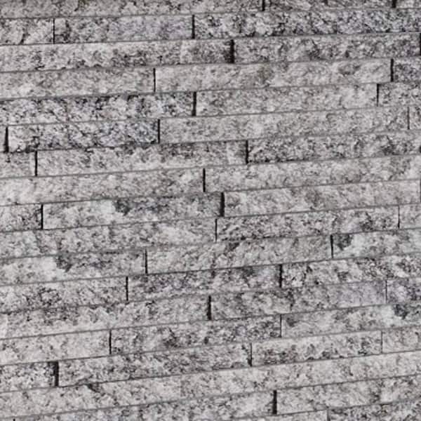 CRUZ BAY STUDIO Slender Strip 3 in. x 12 in. Celestial White Split Face Marble Wall Tile (5.28 sq. ft./Case)