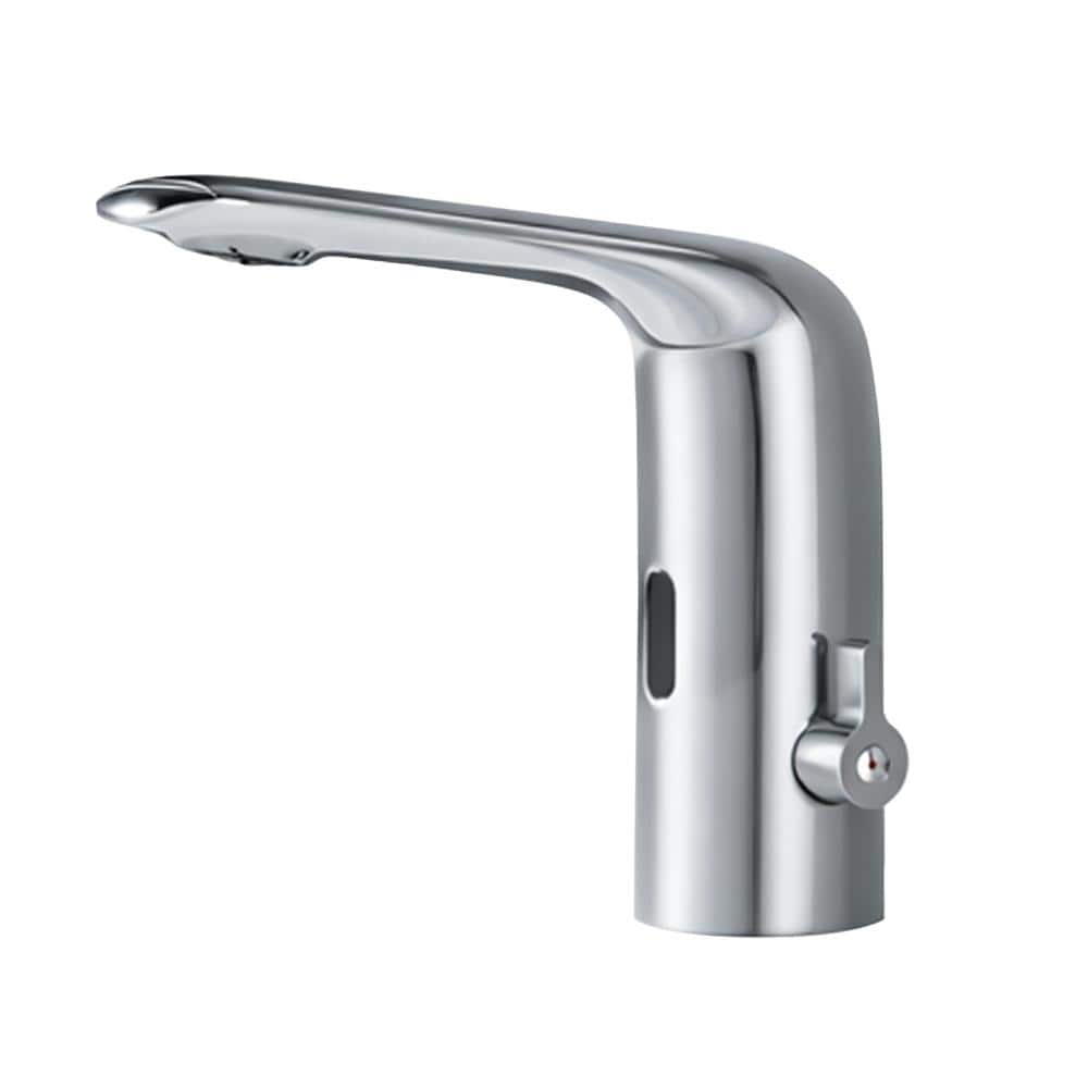 Single Hole Touchless Bathroom Sink Faucet Smart Automatic Sensor Faucet in Chrome price history on PriceWatchPro