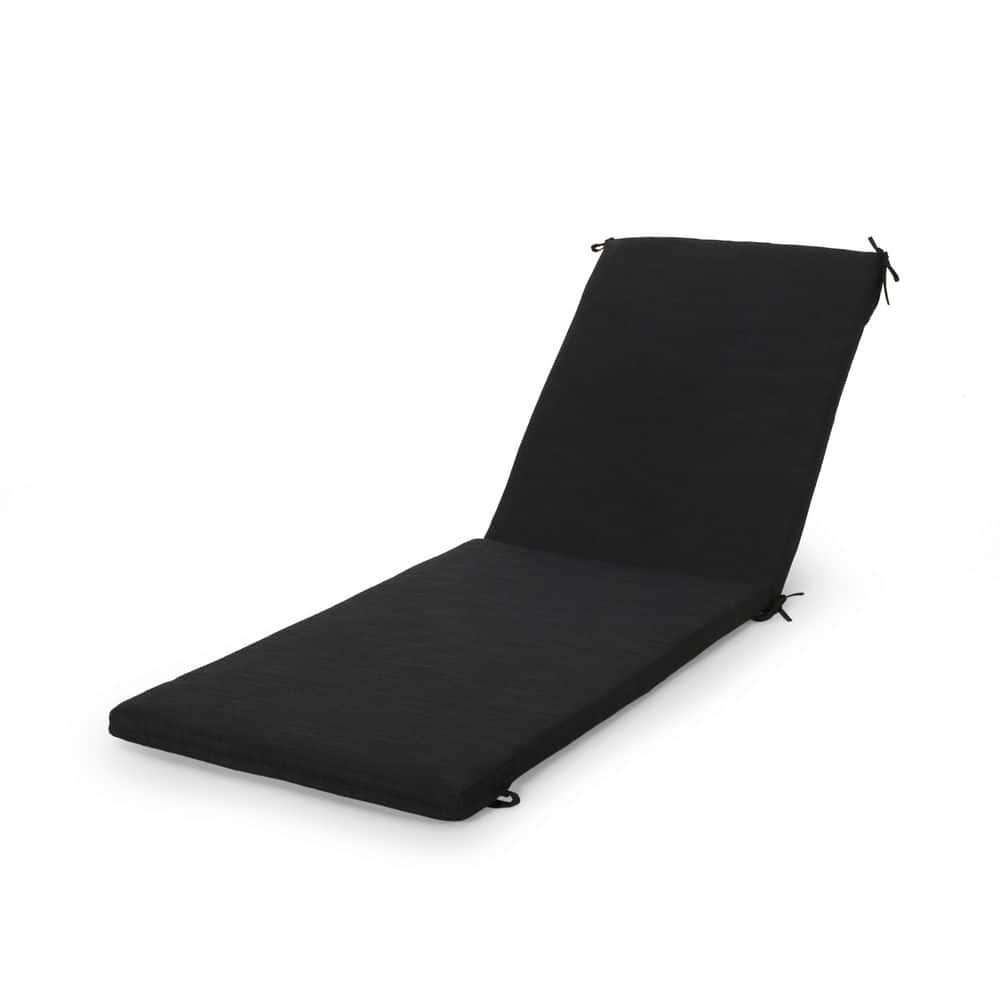 25.25 in. x 77.5 in. Outdoor Patio Chaise Lounge Cushion in Dark Gray (Set of 1) price history on PriceWatchPro