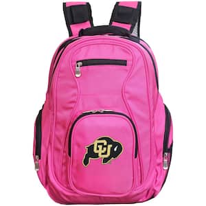 NCAA Colorado Buffaloes 19 in. Pink Laptop Backpack