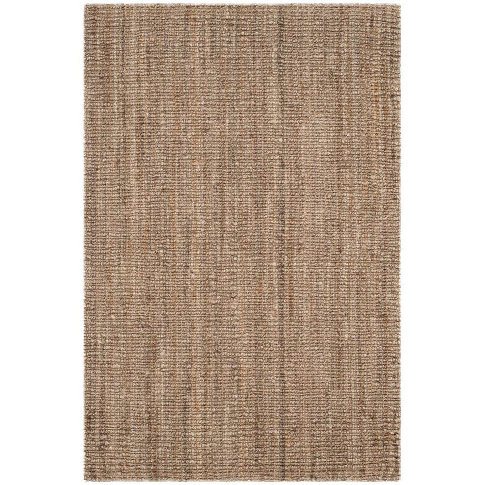 Natural Fiber Beige/Gray 4 ft. x 6 ft. Solid Area Rug price history on PriceWatchPro