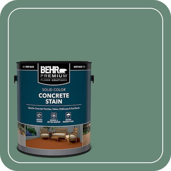1 gal. #PFC-44 Green Adirondack Solid Color Flat Interior/Exterior Concrete Stain