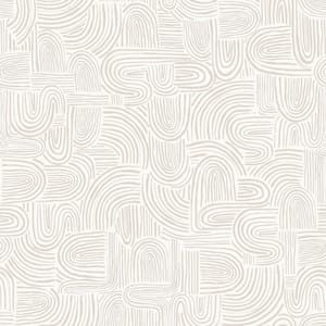 Swell Sand Swirl Peel and Stick Wallpaper Sample