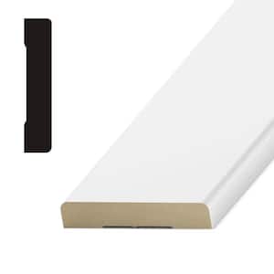 11/16 in. x 3-1/2 in. MDF Pre-Finished White Craftsman Casing