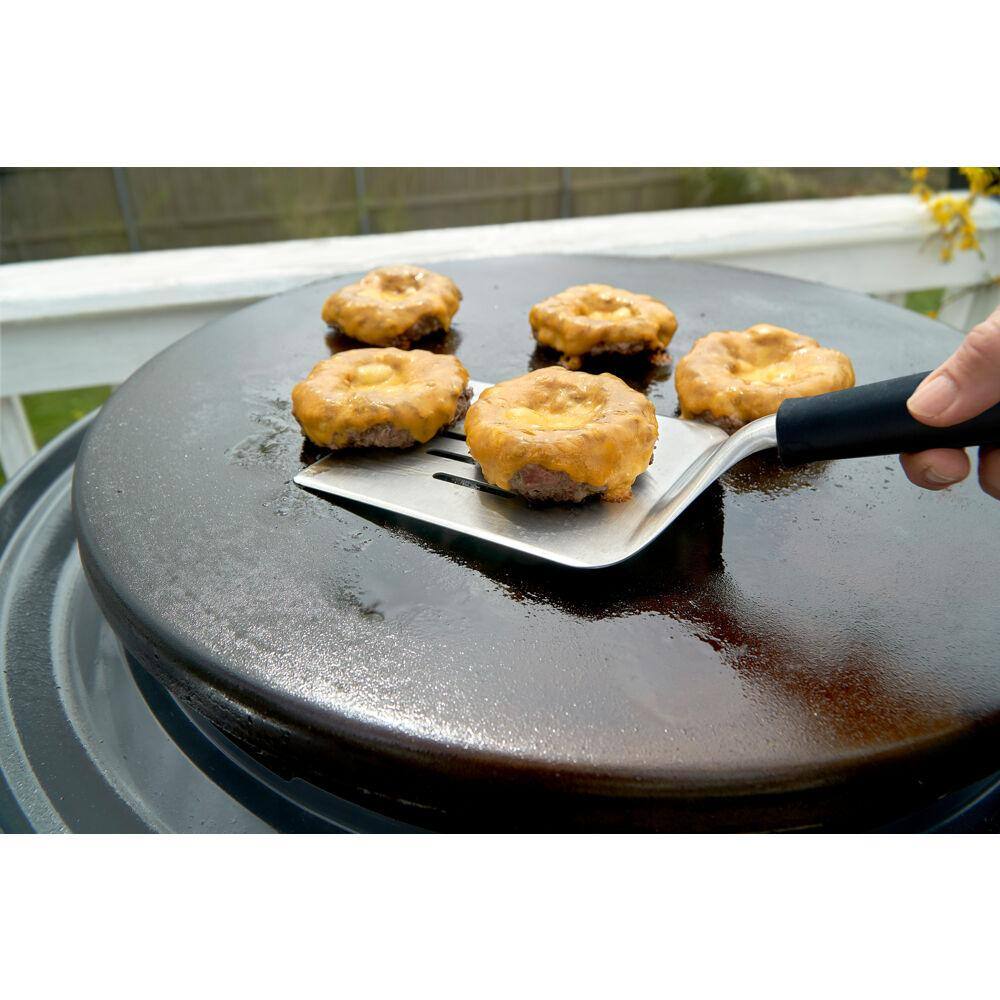 Extra Large Stainless Steel BBQ Spatula with Black Handle