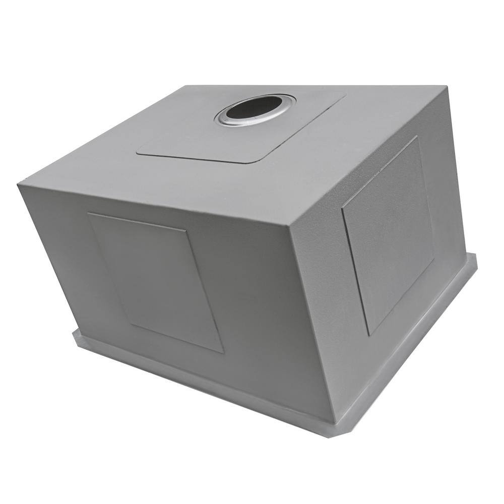 Ruvati 23" x 18" Stainless Steel Undermount Utility Sink