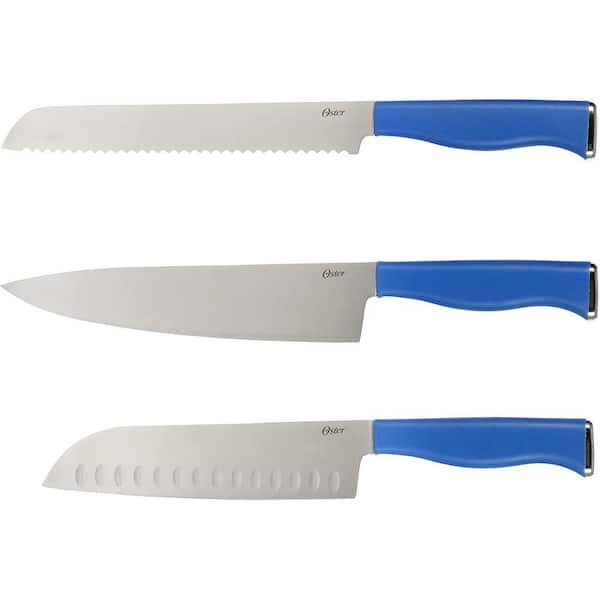Hamilton Beach 14-Piece Kitchen Knife Cutlery Set, Aqua Blue