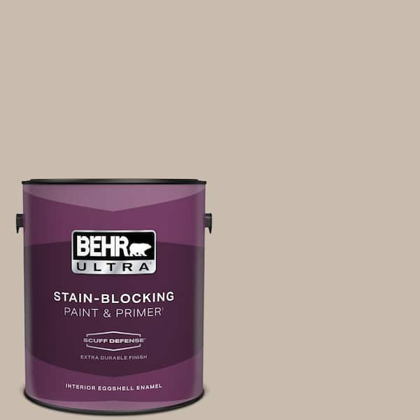 BEHR ULTRA 1 gal. #ECC-44-1 Barley Field Extra Durable Eggshell Enamel Interior Paint & Primer