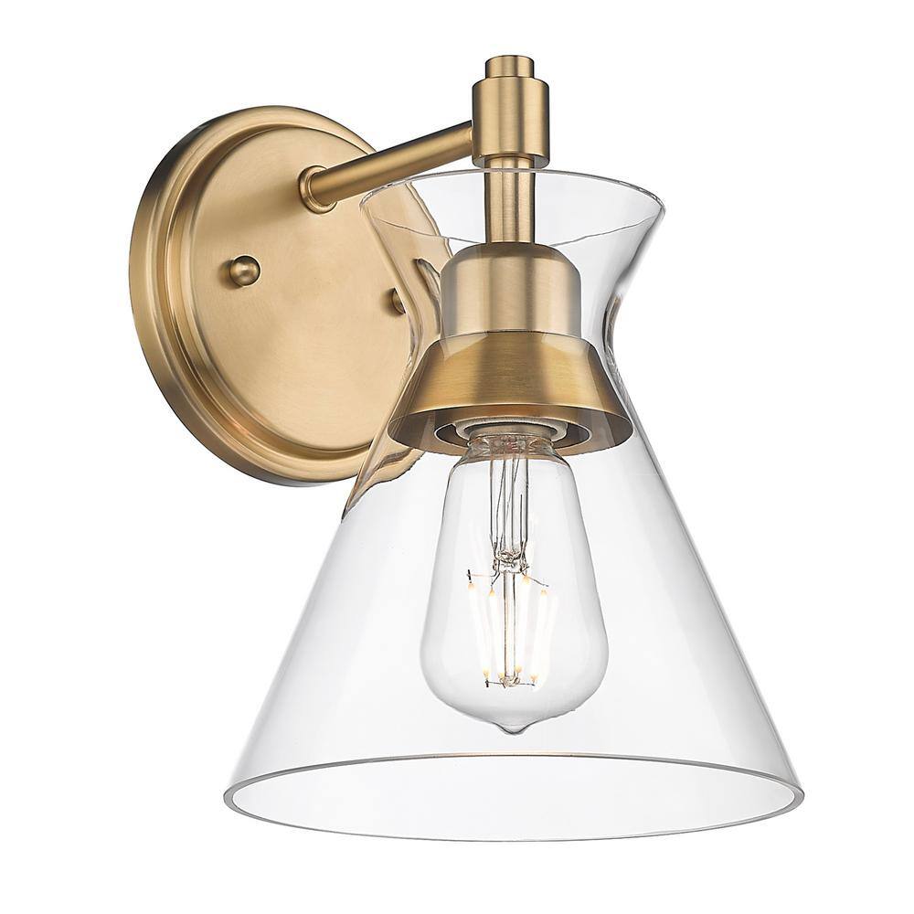 Golden Lighting - Malta - 1 Light Wall Sconce-10 Inches Tall and 7.25 Inches