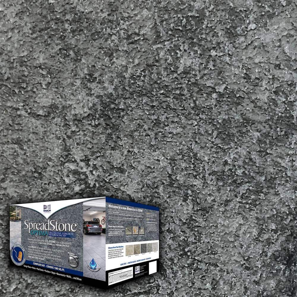 SpreadStone OPTIMA 2.5 Gal. Midnight Slate Interior/Exterior Decorative Concrete Resurfacing Kit price history on PriceWatchPro