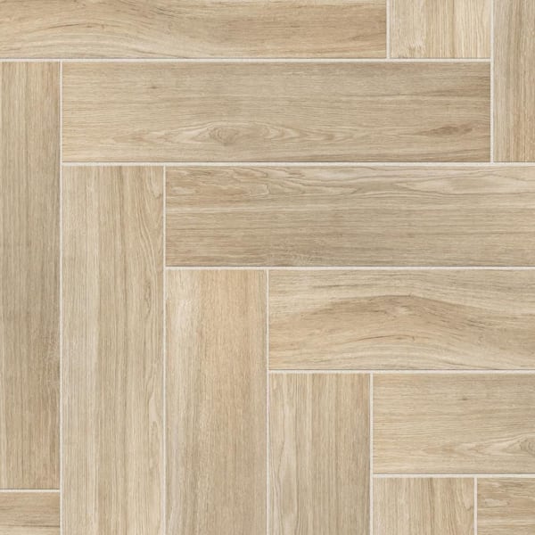 Merola Tile Llama Noce 8-1/2 in. x 35-1/2 in. Porcelain Floor and Wall Tile (12.78 sq. ft./Case)