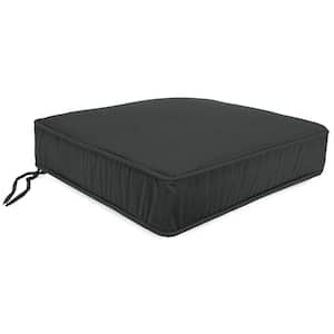 22.5 in. L x 22.5 in. W x 5 in. T Outdoor Deep Seat Cushion in Canvas Charcoal