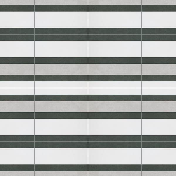 Merola Tile Twenties Frame 7-3/4 in. x 7-3/4 in. Ceramic Floor and