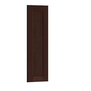 Franklin Stained Manganite Plywood Shaker Assembled Wall Kitchen Cabinet End Panel 11.875 in W x 0.75 in D x 42 in H