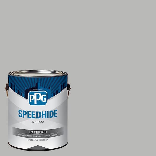 1 gal. PPG0995-4 Pigeon Feather Flat Exterior Paint