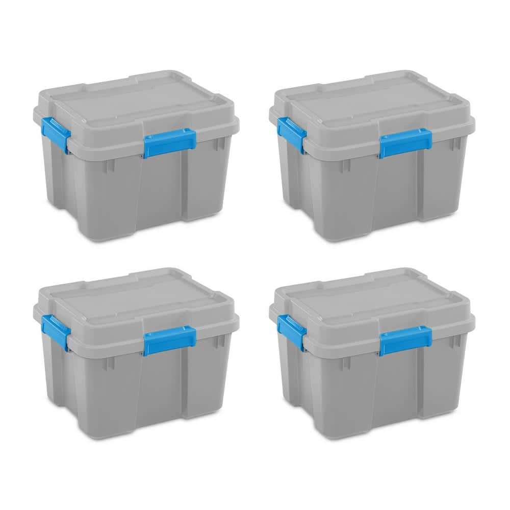 Storage Boxes Sterilite 20 Gallon Latching Tote Sterilite 20