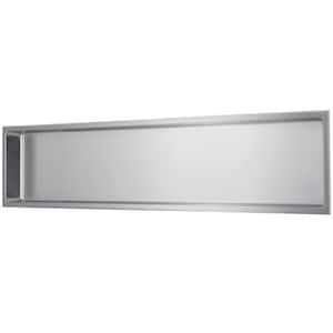 36 in. W x 12 in. H x 4 in. D Stainless Steel Bathroom Shower Niche in Brushed Stainless Steel