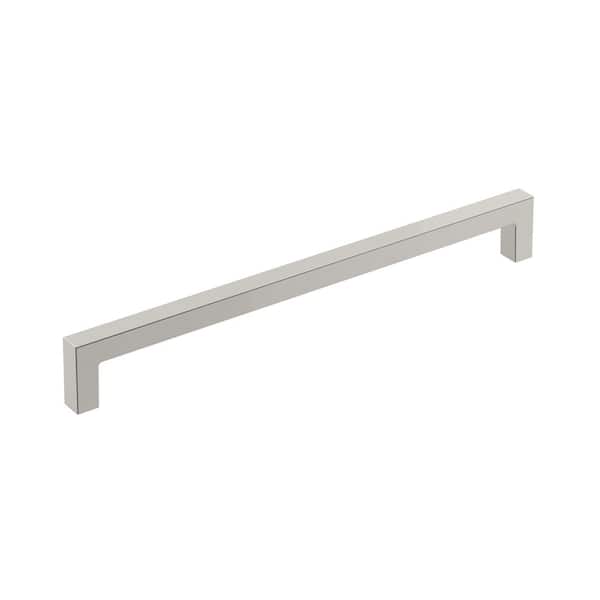 Amerock Monument 8-13/16 in. (224mm) Modern Polished Nickel Bar Cabinet Pull