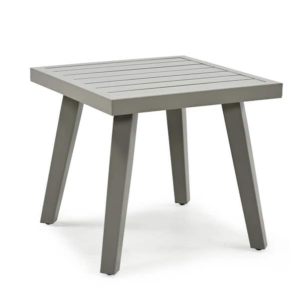 EGEIROSLIFE NovaRest 1-Piece Aluminum Outdoor Side Table