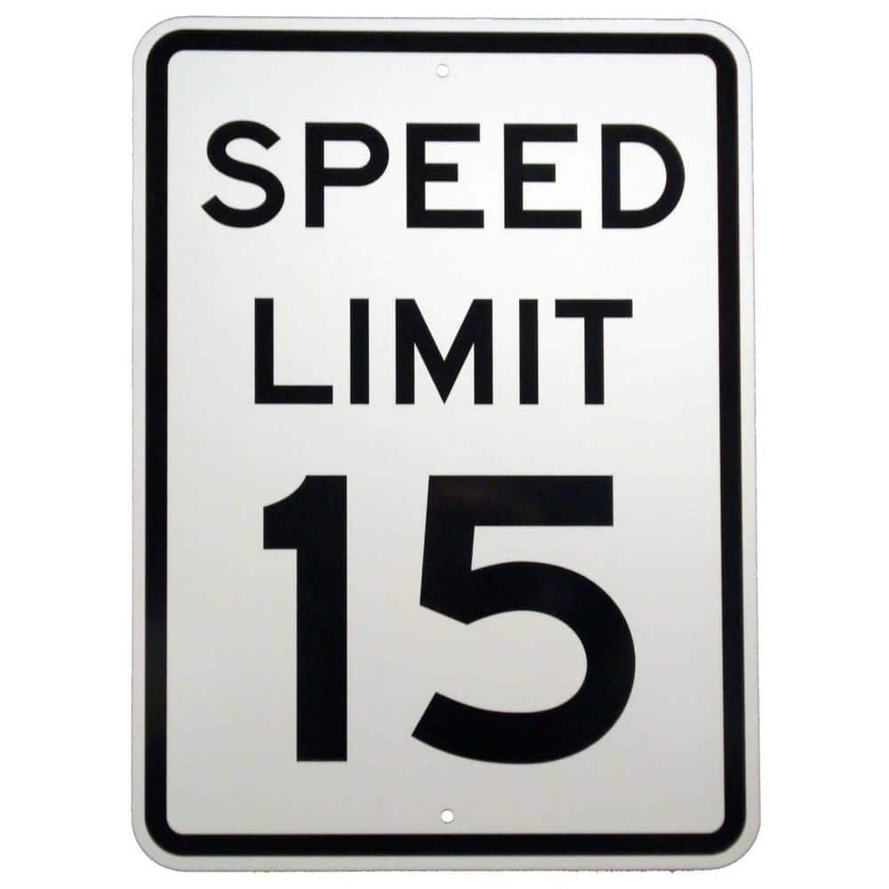 speed limit sign