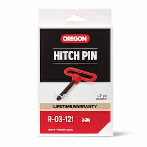 1/2 in. x 3.625 in. Replacement Hitch Pin For Riding Lawn Mowers, Universal Fit (R-03-121)