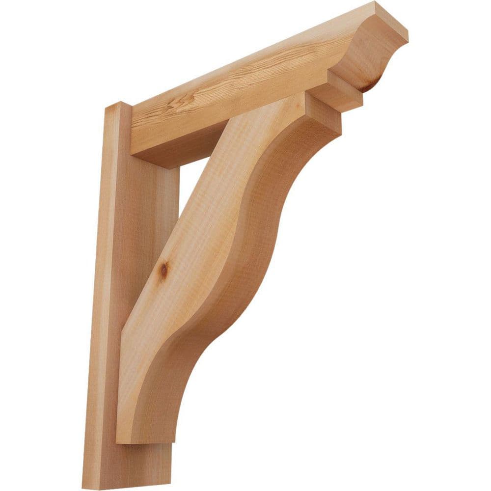 6 in. x 24 in. x 20 in. Western Red Cedar Fuston Traditional Smooth Outlooker price history on PriceWatchPro