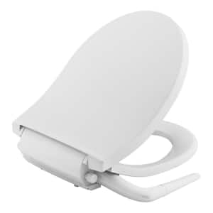 Puretide Non- Electric Bidet Seat for Round Toilets in White