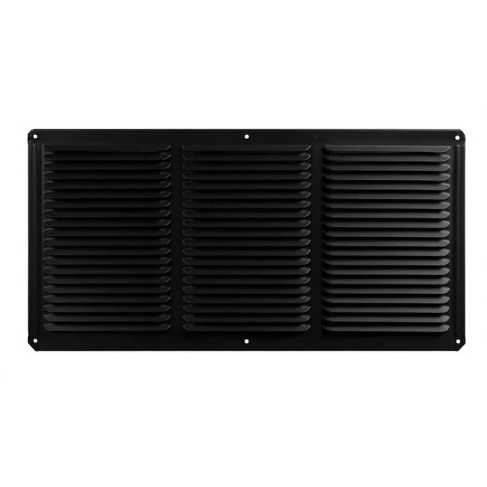 Master Flow 16 in. x 8 in. Aluminum Under Eave Soffit Vent in