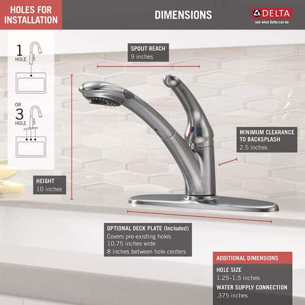 Delta Signature Single Handle Pull Out