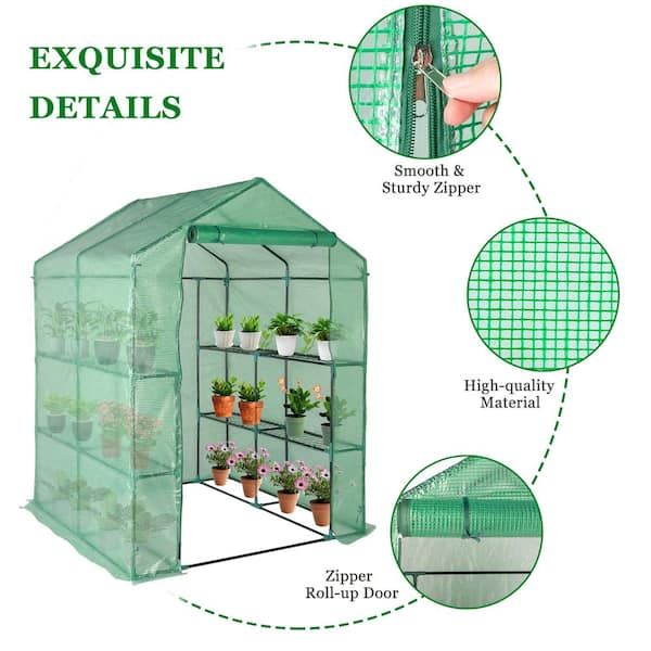 Karl home 56 in. W x 56 in. D x 77 in. H Greenhouse 746176425222