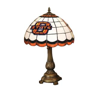 19.5 in. Antique Bronze - Tiffany Table Lamp-Oklahoma St