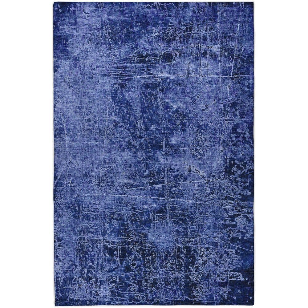 Dream Shag Premium Machine Washable Abstract ADS559 Navy 10 ft. x 14 ft. Area Rug price history on PriceWatchPro