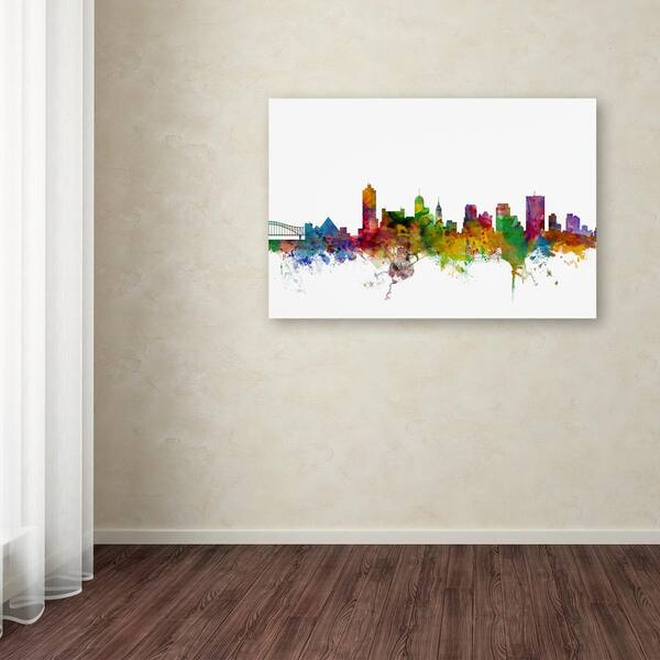 Hi-STANDARD TM paint CANVAS ART ハイスタ Trademark Fine Art Memphis Tennessee Skyline by Michael