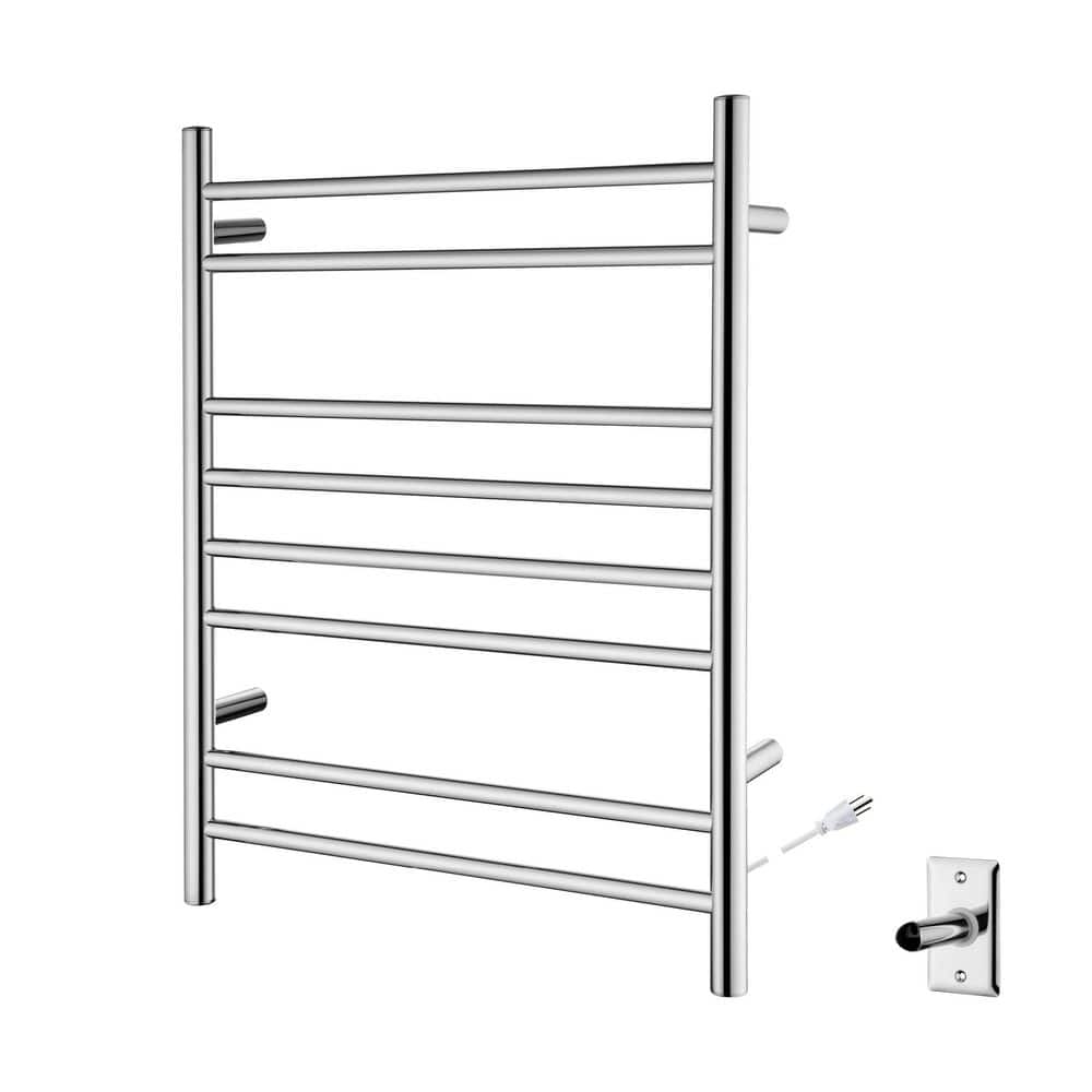 8 Towel Holders Screw-In Plug-In & Hardwire Wall Mounted Towel Warmer in Chrome price history on PriceWatchPro