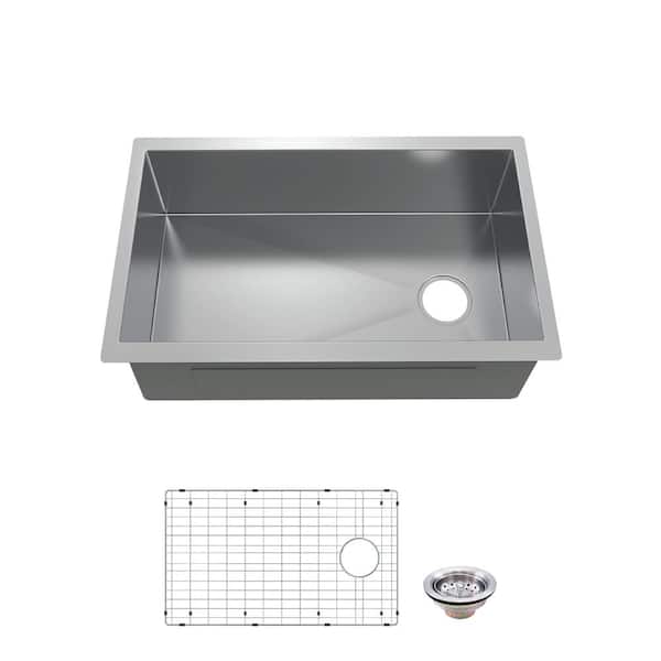 Glacier Bay Professional Zero Radius 27 in. Undermount