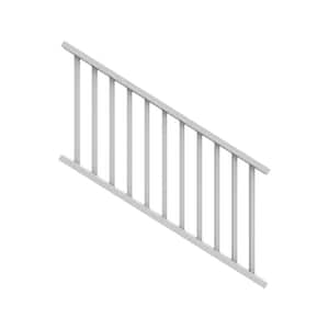 Barrette Outdoor Living Select 6 ft. x 36 in. White Vinyl Stair Rail ...