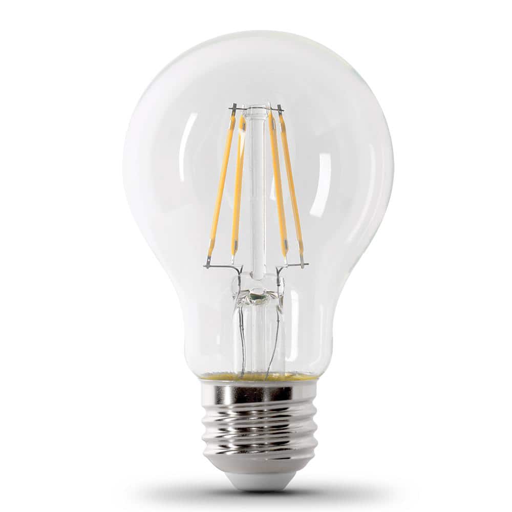 60W Equivalent Dusk-to-Dawn LED Bulbs TriGlow T95201 LED Dusk-to-Dawn A19 Bulb 800 Lumen 9W Non-Dimmable Soft White 3000K 60W Equivalent Dusk-to-Dawn LED Bulbs TriGlow T95201 LED Dusk-to-Dawn A19 Bulb 800 Lumen 9W Non-Dimmable Soft White 3000K