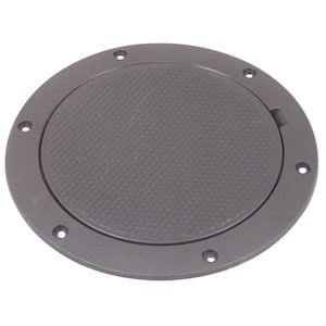 8 in. Pry Out Deck Plates - Black