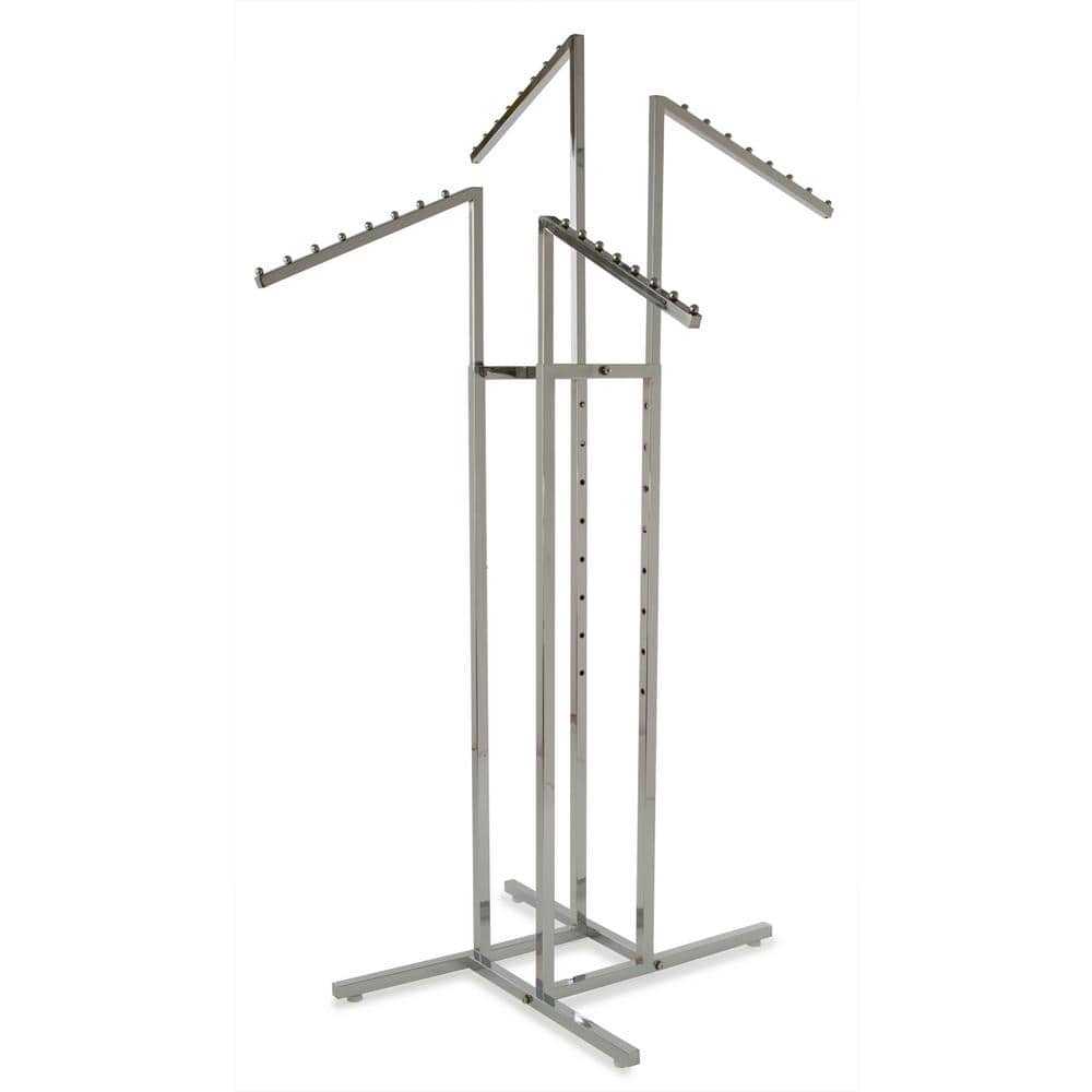 TRINITY Chrome Steel Clothes Rack 48 in. W x 75.5 in. H TBFZ-2707 - The  Home Depot