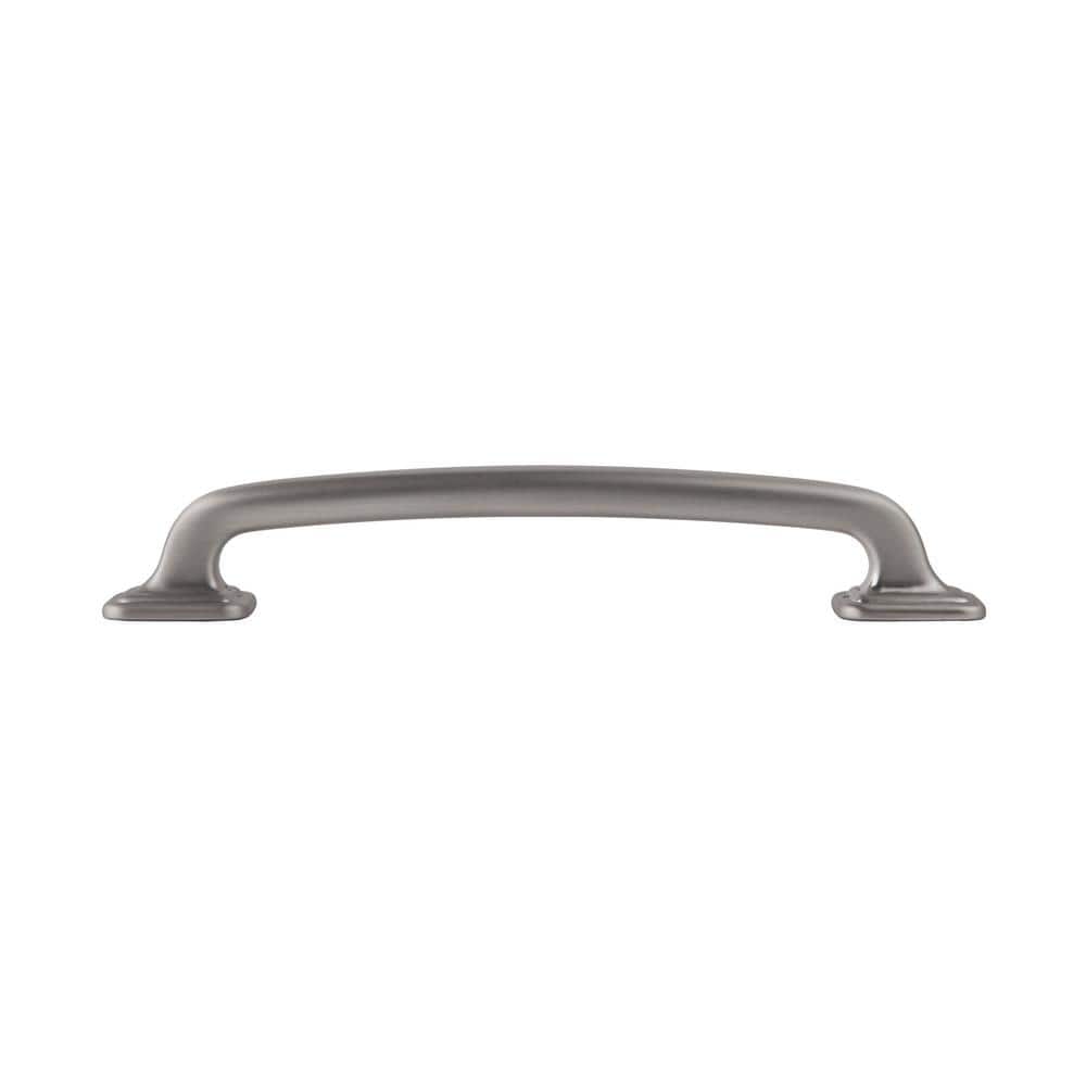 Satin Nickel 6-inch Brushed Cup Pull with Mounting Hardware
