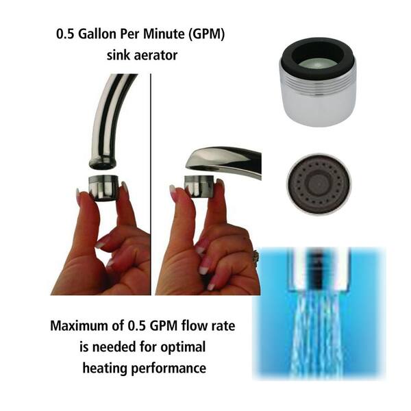 ATMOR 3.5kW/120V 0.5 GPM Point-of-Use Electric Tankless Water Heater  Includes Pressure Relief Device AT-800-35 - The Home Depot