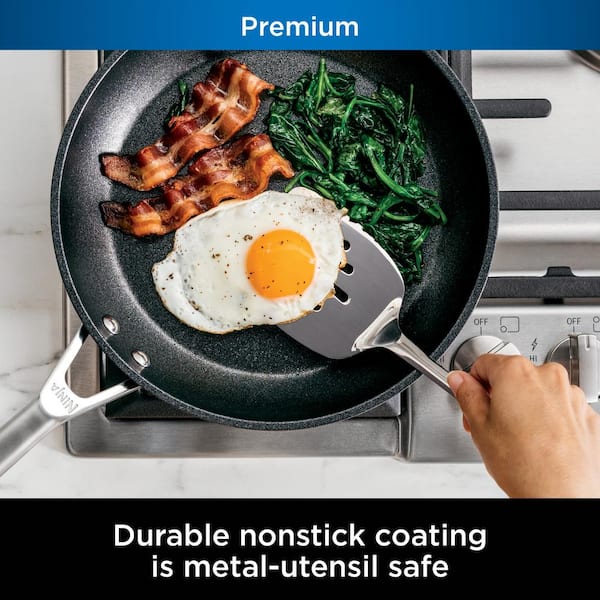NINJA Foodi Never Stick 12 in. Premium Hard-Anodized Aluminum Frying Pan  C30030 - The Home Depot