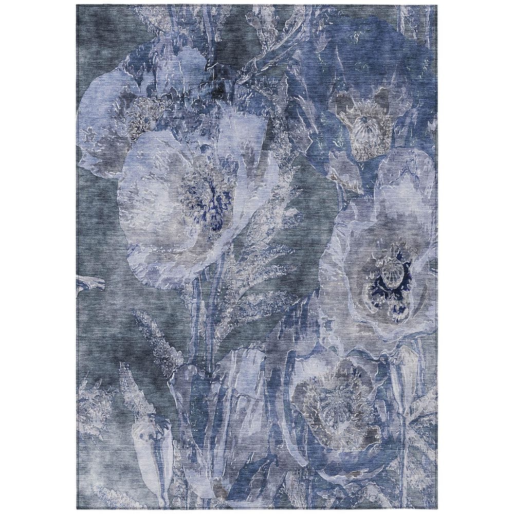 Chantille Machine Washable Indoor/Outdoor Abstract ACN2798 Blue 9 ft. x 12 ft. Area Rug price history on PriceWatchPro