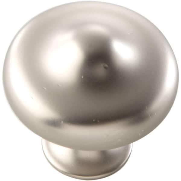 HICKORY HARDWARE Triomphe 1-5/16 in. Flat Nickel Cabinet Knob